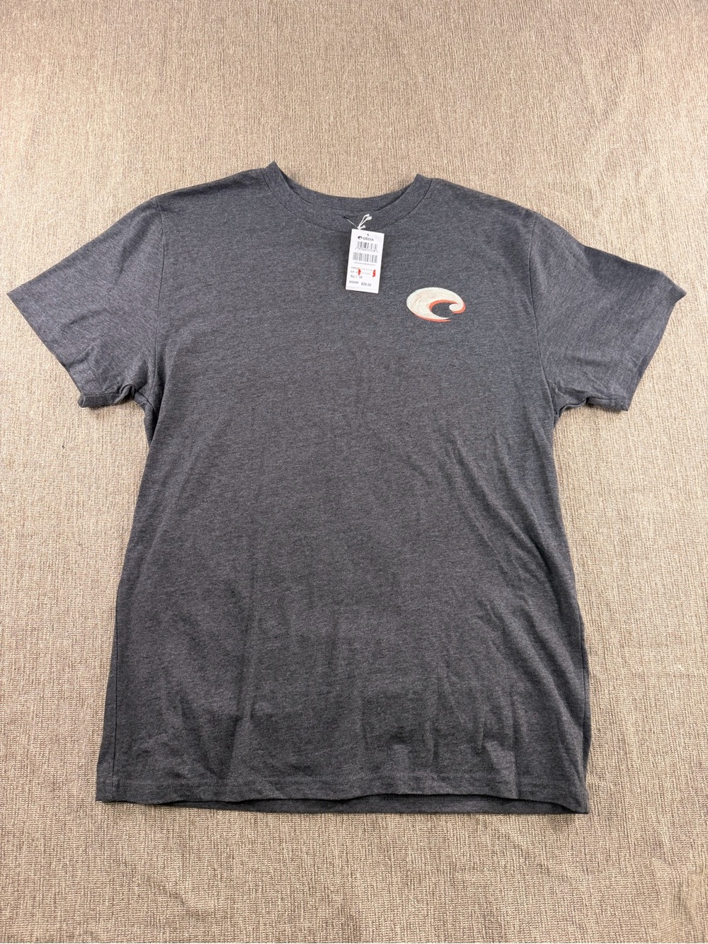 NWT Costa Del Mar “See What’s Out There” American Flag Bass Graphic T-Shirt Md